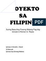 Proyekto Sa Filipino