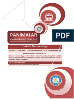 APC - OCE551 - Air Pollution and Control Engineering - UnitII-Meteorology