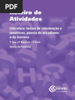 Análise Formal Poemas Barroco e Arcadismo