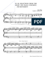 Rachmaninov - Concerto 2 - II Mov (Piano Solo) PDF