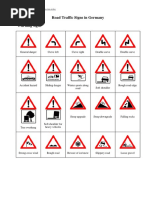 Germany Road Traffic Signs