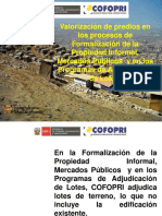 La Formalizacion de La Propiedad de Predios Urbanos - Cofopri PDF