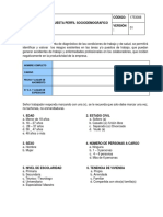 Encuesta Perfil Sociodemográfico