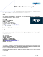 Bank Officials To Be Contacted For Redressal of Complaints: Head - Grievanceredressal@yesbank - in