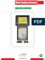 IEC 62056 Compliant Common Meter Reading Instrument