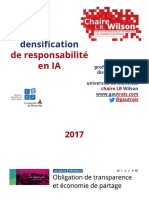 Densification de la responsabilite en IA