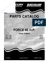 Parts Catalog: Force 85 H.P