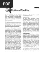 Health and Nutrition