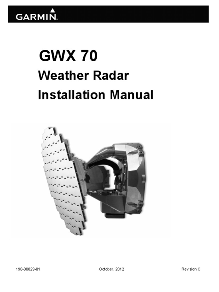 Garmin Gwx 70 Radar Installation Manual Radar Electronics
