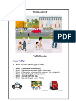 Road Safety For Class One: Traffic