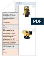 Estación Total: Glossary