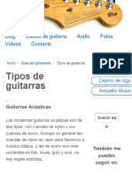 Tipos de Guitarra