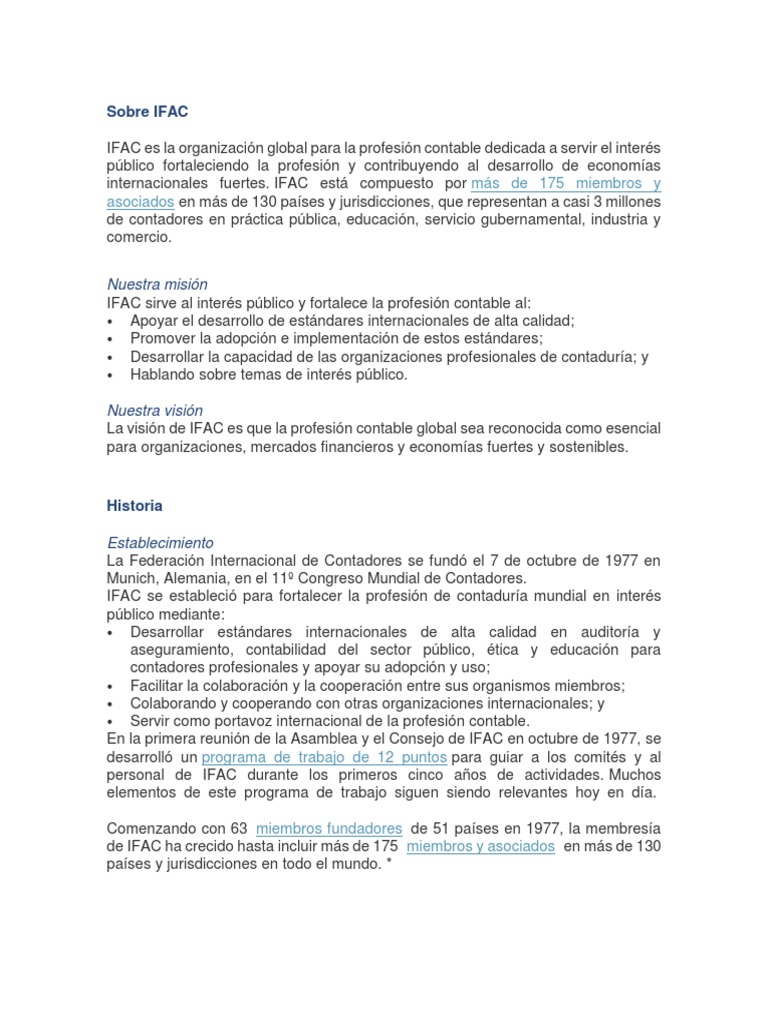 IFAC | PDF | Contador | normas internacionales de INFORMACION FINANCIERA
