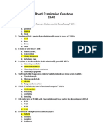 Pre-Board Examination Questions ESAS Review