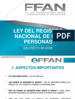 Ley Del Registro Nacional de Las Personas PDF