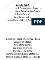 Committee & Commission Reports - Parliamentary Debates (Lok Sabha & Rajya Sabha) Legislation India - India Code - Bills of Parliament