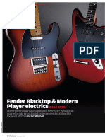 Fender Blacktop & Modern Player Electrics
