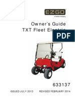 Owner's Guide TXT Fleet Electric: Issued July 2013 Revised February 2014