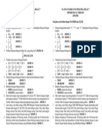 ULANGAN HARIAN MATEMATIKA KELAS 7 Print