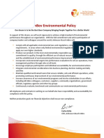 AB InBev Responsible Environmental Policy PDF