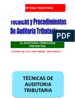 Tecnicas y Procedimientos de Auditoria Tributaria