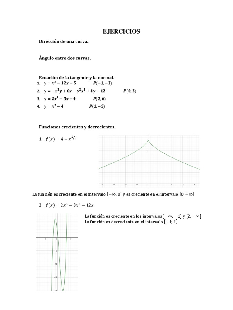 Ejercicios Pdf Intervalo Matemáticas Colector