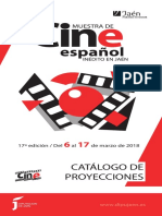Folleto Proyecciones CINE INEDITO 2018 x3x
