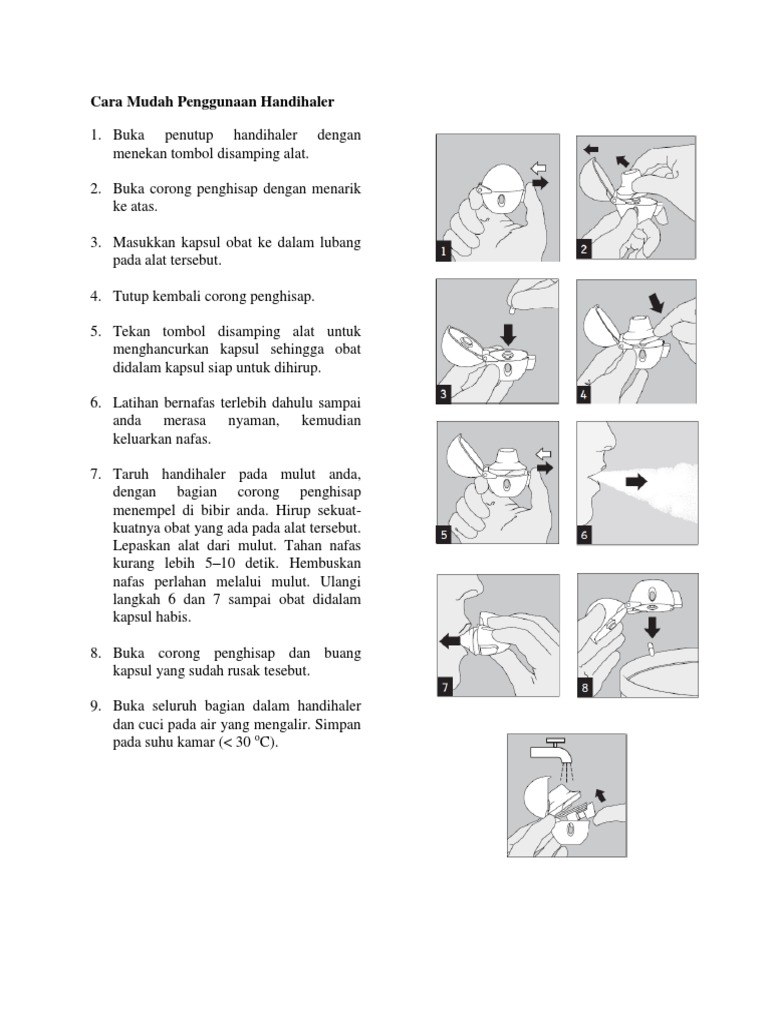 Panduan Penggunaan Handihaler | PDF | Kesehatan Holistik