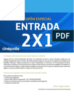 Es Indispensable Presentar Este Cupón Impreso en Taquilla.: ¿Tienes Alguna Duda?