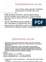 Identifikasi, Analisa Vegetasi Dan Klasifikasi Gulma