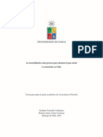 La Reconciliacion Como Proceso para Alcanzar Paz Social