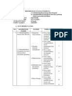 10.1 Kisi Kisi Soal Ulangan Harian PDF