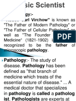 1 Pathology:-"Rudolf Carl Virchow" Is Known As