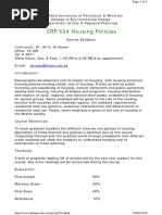 CRP 534 Housing Policies