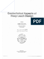 Geotechnical of Heap Leach Design - Van Zyl