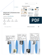 Historia de La Anatomía Línea Del Tiempo - Anatomía - Fisiología PDF