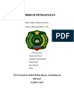 Distribusi Pendapatan