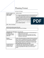 Ubd Daily Planning Format: Plan For Instruction