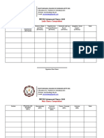 Sample score sheet for a letin competition