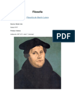 Filosofía de Martín Lutero - Trabajo Práctico Escolar