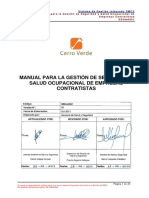 Gestión SSO contratistas SMCV