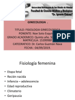 fisiologia ginecologica