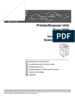 Printer/Scanner Unit Type 2500: Operating Instructions
