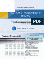 Truth and Transparency in Lending PDF