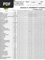 Section H. Morbidity Diseases Report: Rhu I