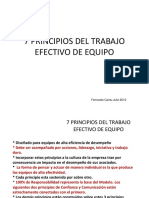 7 Principios Del Trabajo Efectivo de Equipos