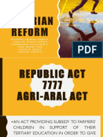 Agrarian Reform Complete