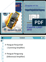 Chapter # 10 OP Amp, Penjumlah, Pengurang JJ2019