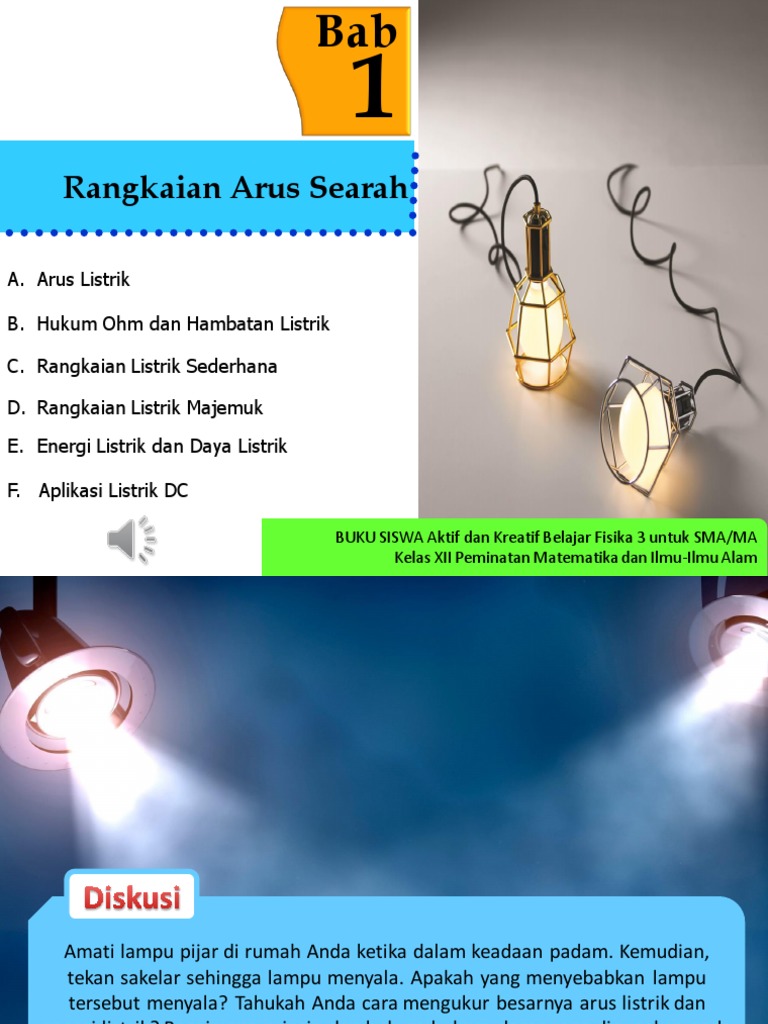 Materi Rangkaian Arus Searah Kelas 12 | PDF