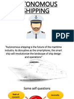 Autonomous Shipping Research